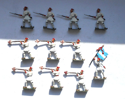 Soldaten zinn bemalt - 11, zinn,