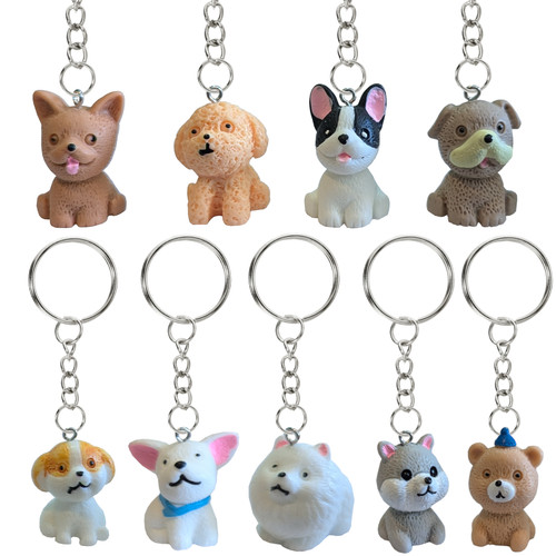Cute animal pet keyring dog - animal,