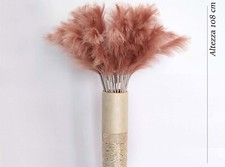 3 PZ PIUMA COLORE ROSA