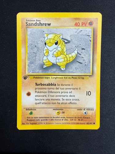 Pokemon sandshrew 102 set - pokemon,