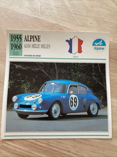 Renault alpine a106 1000 - alpine,