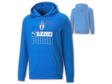 Felpa Con Cappuccio Blu Puma
