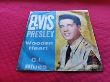 VINILE 45 GIRI  - ELVIS PRESLEY  Wooden Heart / G.I. Blues
