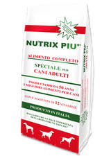 CROCCHETTE CROCCANTINI PER CANI NUTRIX PIU 20 KG MANTENIMENTO CANE 12 VITAMINE