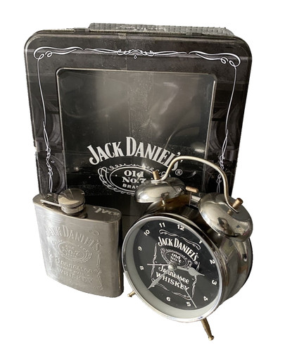 Jack daniels alarm clock - daniels, tin