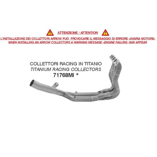Collettori open racing arrow - open,