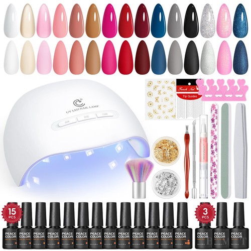 Peacecolor kit unghie gel - kit,