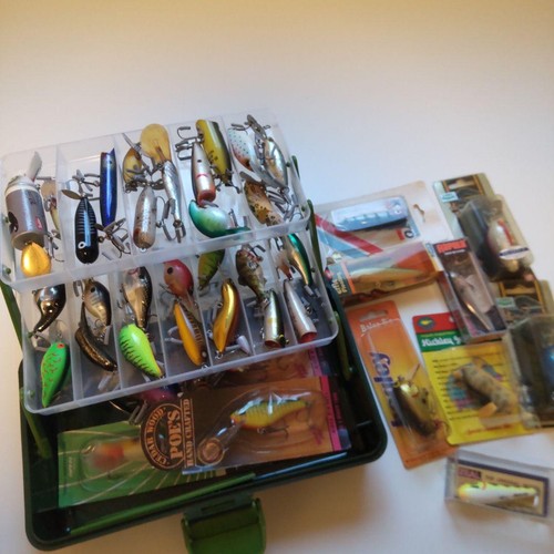 Stock esche pesca usate - stock,