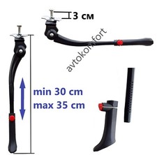 Cavalletto centrale per bici da ciclismo cavalletto laterale regolabile suppo...