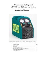 Refco plus 8 Recuperatore 220v 82kg/h anche r410