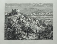 1877:ROMA.CELANO NEI PRESSI DEL LAGO DI FUCINO.Xilo o in Passepartout.ETNA.