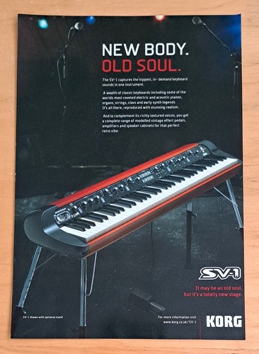 Korg magazine ad advert - korg,