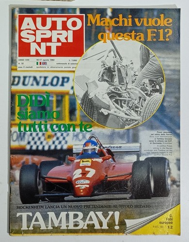 94140 autosprint 1982 xxii - autosprint, a.