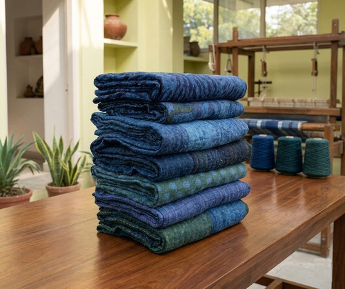 Trapunte kantha cotone tinto