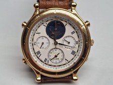 Seiko orologio uomo cronografo vintage 7T36 7A10 chrono quartz batteria 39,5 mm