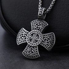 Collana Vintage Croce Uomo