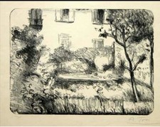 Arturo Tosi litografia