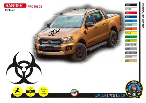 Adesivo cofano ranger ford - adesivo,
