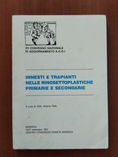 INNESTI E TRAPIANTI NELLE RINOSETTOPLASTICHE PRIMARIE E SECONDARIE 1991 MARATEA