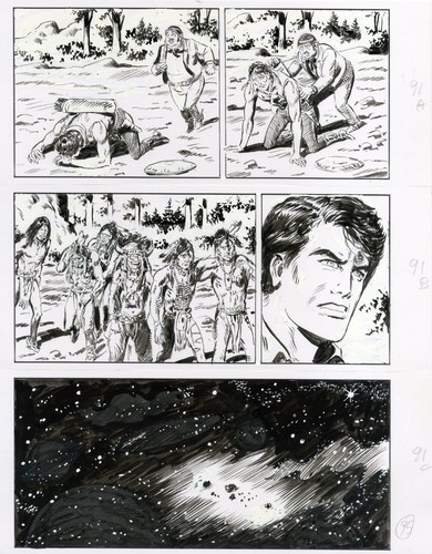 Zagor tavola originale - zagor-tavola, di