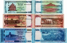 BANGLADESH - Lotto 3 banconote