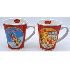 COPPIA TAZZE COLLEZIONE PUBBLICITARIE LINDT LINDOR-MUG CUPS TASSES TASSEN TAZAS