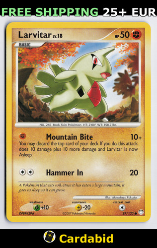 Larvitar 87 123 - -, #87/123
