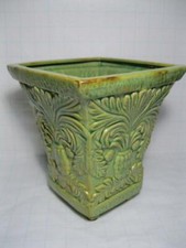 VINTAGE Palm Tree Barrel green