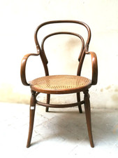 POLTRONA TIPO THONET – SARDELLA DI ACIREALE – FAGGIO – PAGLIA DI VIENNA - '900