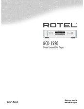 Rotel rcd 1520 lettore - rotel, cd