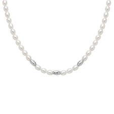 MILUNA PEPITE DI PERLE COLLANA