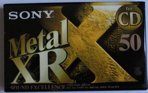 Audiocassetta sony metal - audiocassetta, xr