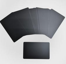 n.100 CARD NERE IN PVC tipo