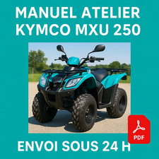 Manuel atelier kymco mxu 250 - kymco,