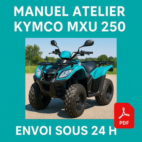 Manuel atelier kymco mxu - manuel,