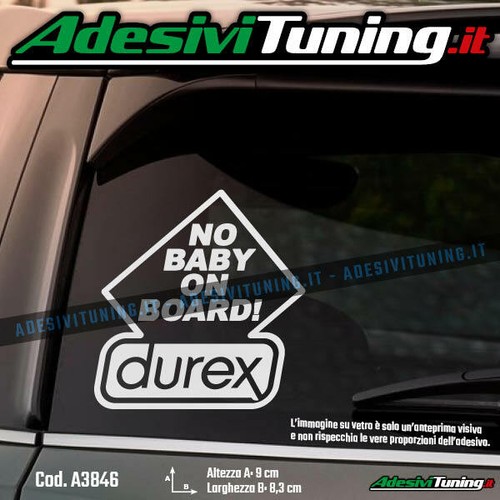 Adesivo baby board - no,