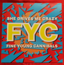 FINE YOUNG CANNIBALS - SHE DRIVES ME CRAZY - 12" MAXI SINGLE DISCO MIX ANNI 80