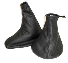 OPEL ASTRA F SW 92/98 CUFFIA CAMBIO FRENO PELLE NERA