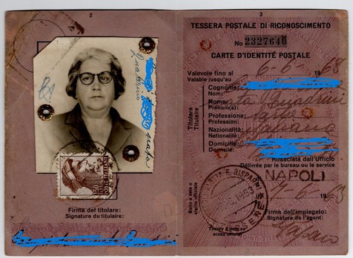 Tessera postale 1963 - postale,