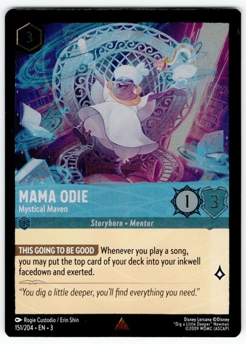 Lorcana holo mama - lorcana, odie