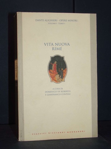 Dante opere minori 1 - -, i-1/i-1