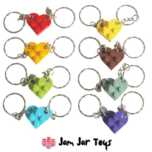 Coppia portachiavi lego cuore - coppia,