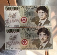 BOSSI COPPIA DI BANCONOTE DA