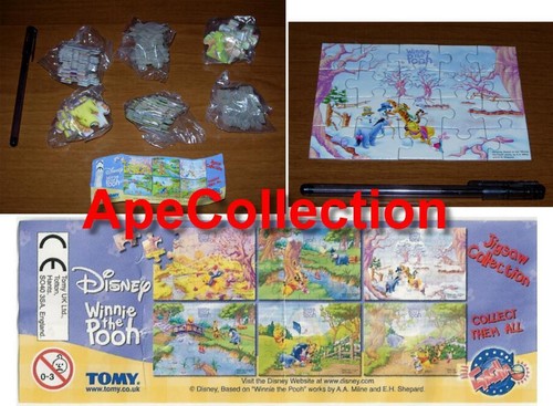 Winnie pooh set mini puzzle - set, 6