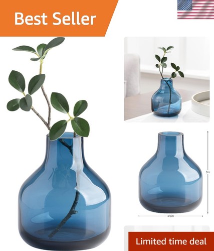 Versatile vaso vetro blu - vaso,