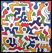 1985 - (1990ca) * Manifesto, Poster Arte "Keith HARING - Untitled (Palladium Bac