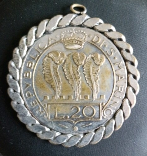 Moneta san marino lire 20 - san,
