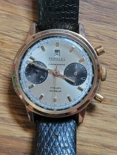 Pericles Incabloc 17 Rubis Montre Bracelet Homme Chronographe Date HS P2330