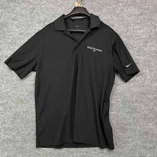 Nike polo uomo nera ricamata - nike,