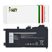 Batteria compatibile con Dell Latitude 7200 2-In-1 7210 2-in-1 7.6V 5000mAh